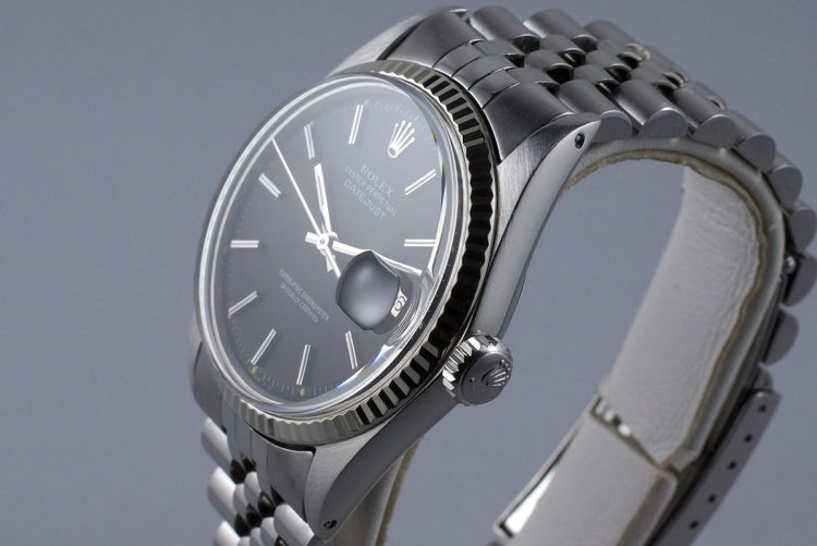 1969 Rolex DateJust 1601 Matte Black Sigma Dial