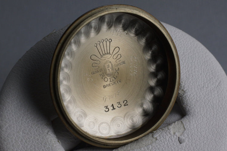 1947 Rolex Two Tone Bubble Back 3132 Non-Luminous