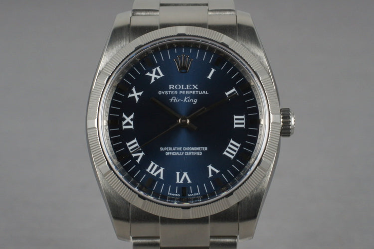 2006 Rolex Air-King 114210 with Box and Papers
