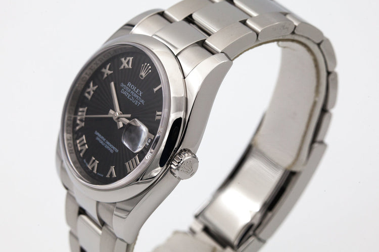 Rolex Datejust 116200 Black Sunburst Dial