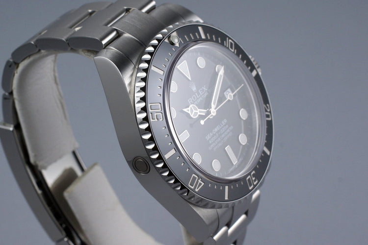 2015 Rolex Ceramic Sea Dweller 116600 with Box and Papers