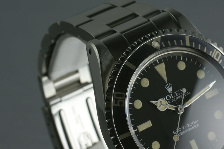Rolex Submariner 5513 Mark 1 Maxi with Box and Papers