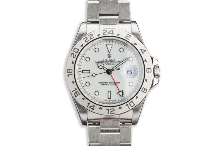 1995 Rolex Explorer II 16570 White Dial Box, Papers and Booklets