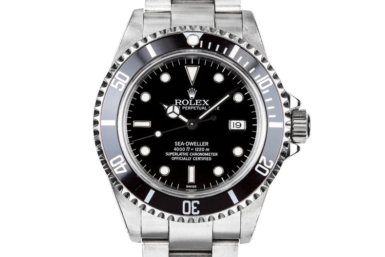 1999 Rolex Sea-Dweller 16600 with "SWISS" Only Dial