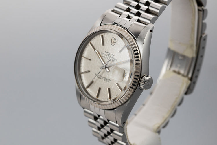 1983 Rolex DateJust 16014 Linen Dial