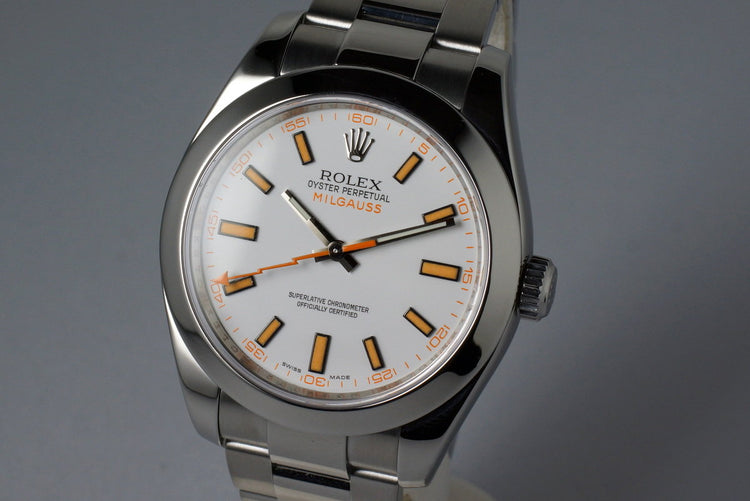 2007 Rolex Milgauss 116400V with Box and Papers