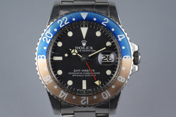 1978 Rolex GMT 1675 with Box