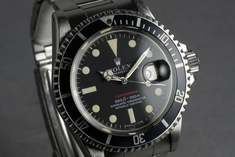 1971 Rolex Red Submariner 1680 Mark V
