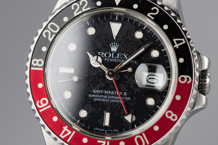 1988 Rolex GMT-Master II 16760 "Fat Lady" with Static Patina Dial and "Coke" Insert