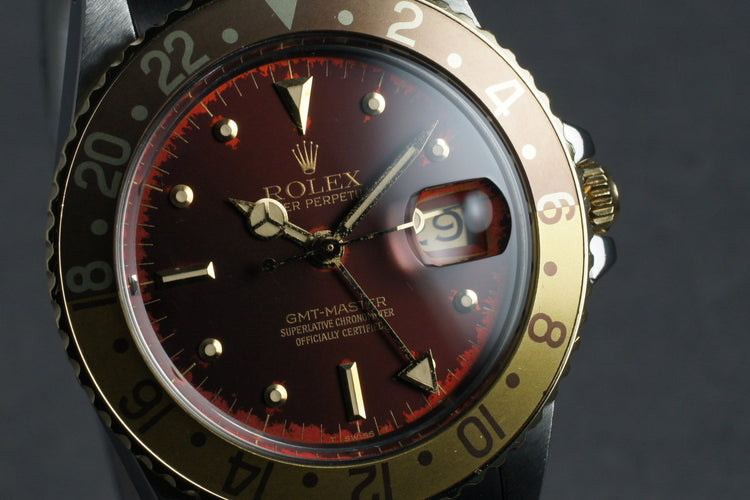 1985 Rolex 18K/SS GMT 16753