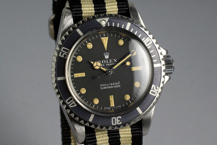 1967 Rolex Submariner 5513 Meters First