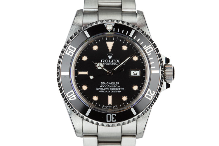 1984 Rolex Sea-Dweller 16660 with Service Case