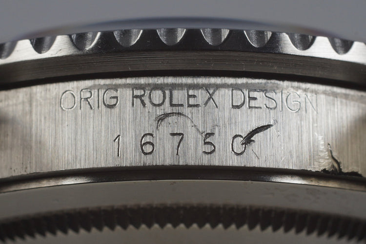 1981 Rolex GMT 16750 Matte Dial with Box and Papers