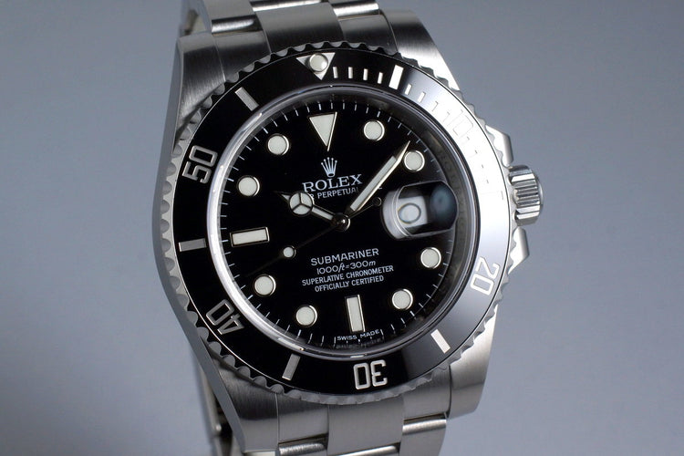 2016 Rolex Submariner 116610