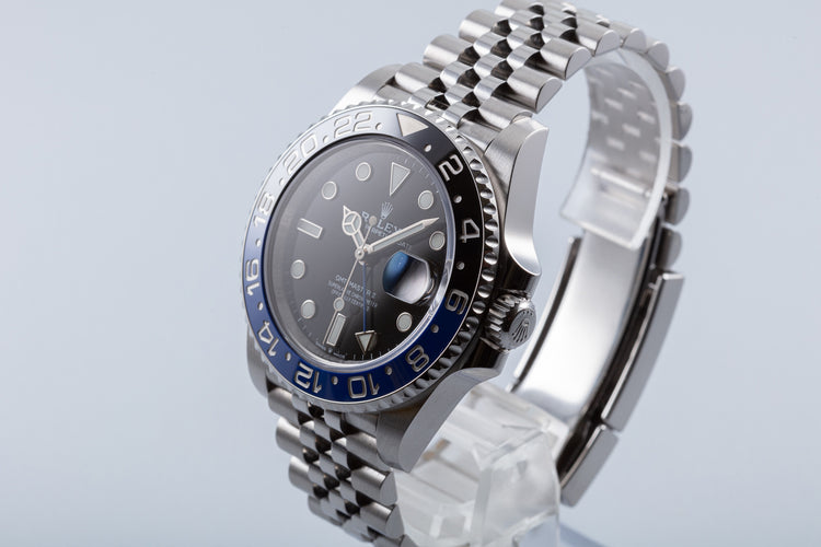 2020 Rolex GMT-Master II 126710BLNR "Batman" Jubilee with Box & Card