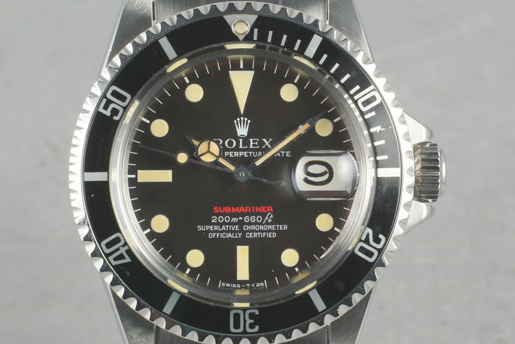 1969 Rolex Red Submariner 1680 Meters First Mark 3 turning Brown
