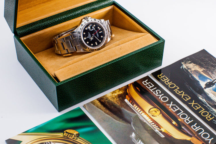 Rolex Explorer II ‘Spider’ Rail Dial 16550 with Box and Booklets