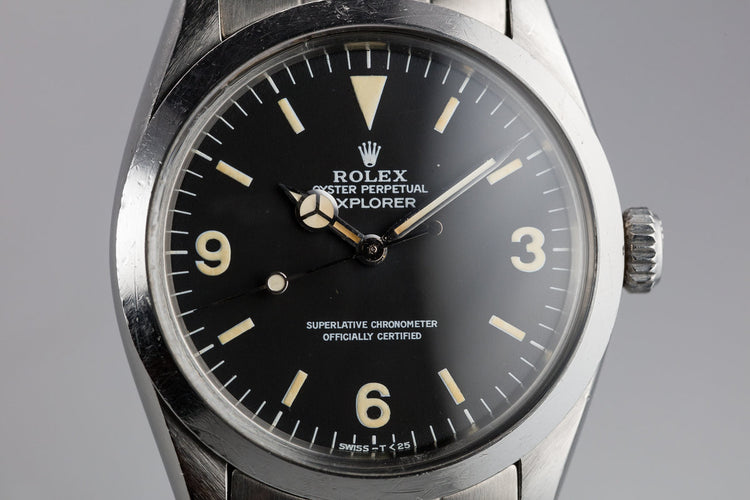 1987 Rolex Explorer 1016 Matte Dial with Box and Papers