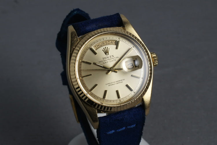 1972 Rolex Vintage 18K YG President 1803