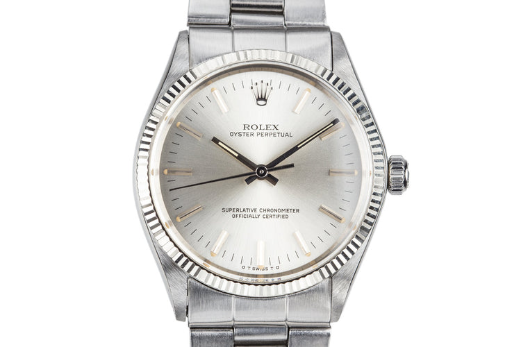 1972 Rolex Oyster Perpetual 1005 Silver Dial