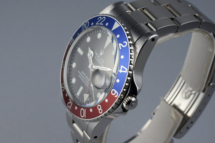 1960 Rolex GMT 1675 PCG Service Dial with Box