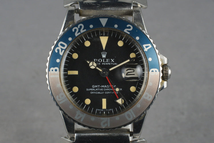 1970 Rolex GMT-Master 1675 with Original OLONGAPO Bracelet