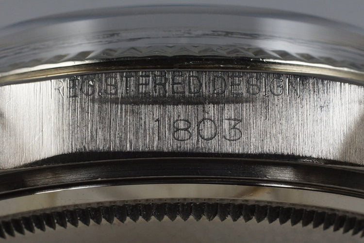 1964 Rolex WG Day-Date 1803 Factory Gray Diamond Dial