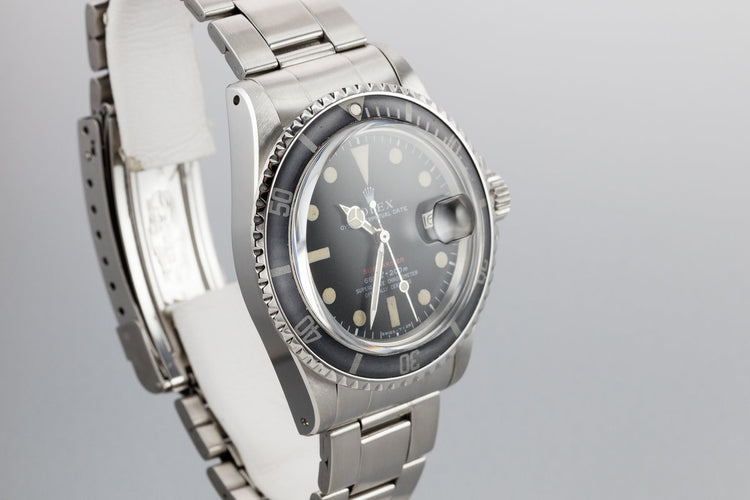 1972 Rolex Red Submariner 1680 MK IV Dial