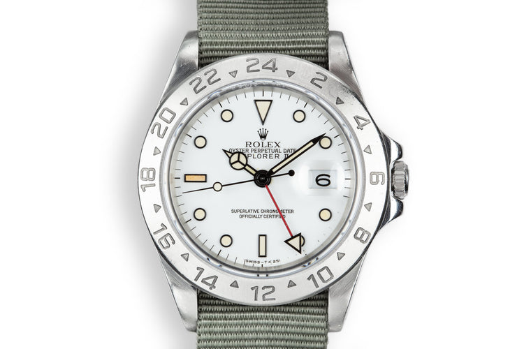 1993 Rolex Explorer II 16570 White Dial