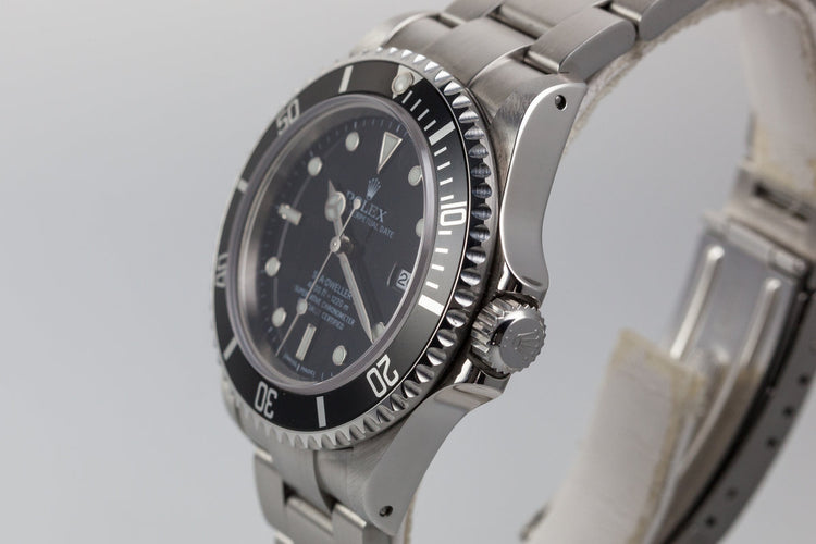 1999 Rolex Sea-Dweller 16600 with Box and Papers