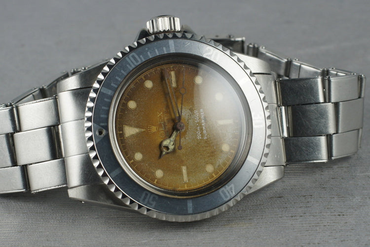 1962 Rolex Submariner 5512 PCG with Tropical Chapter ring dial