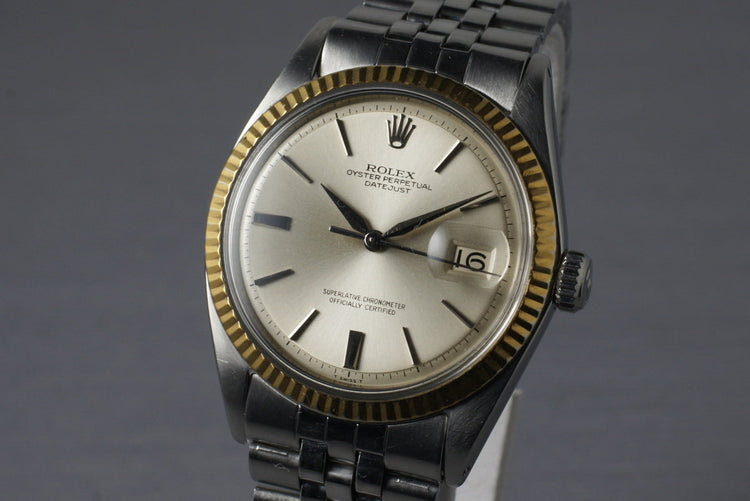 1964 Rolex Two Tone DateJust 1601 Silver Dial