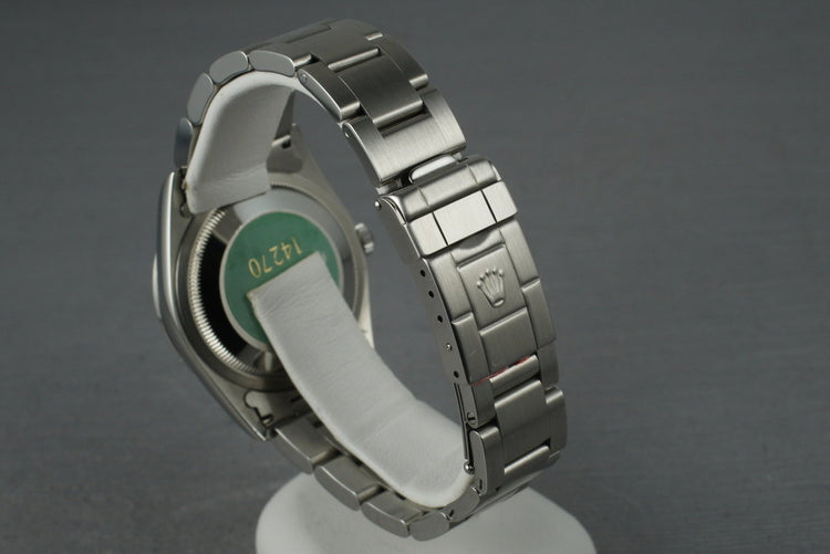 Rolex Explorer 1 14270 with box and papers