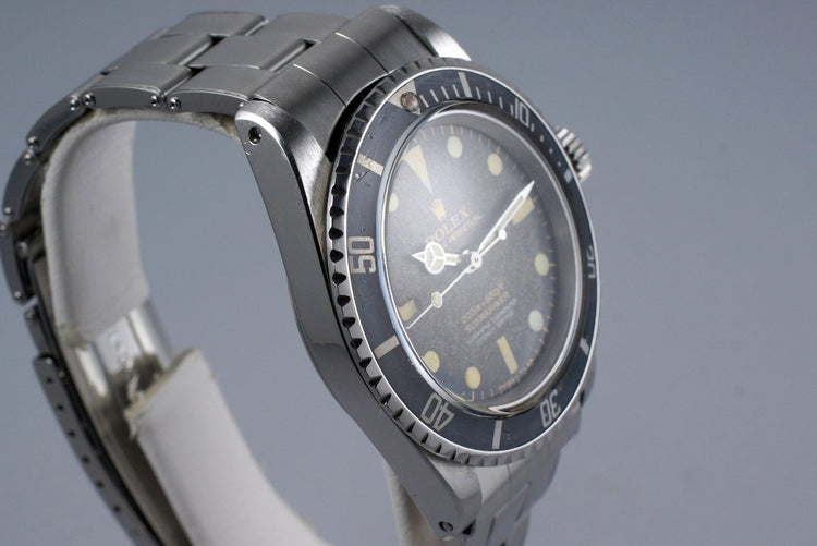 1966 Rolex Submariner 5512 Tropical Gilt 4 Line Dial