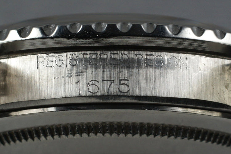 1965 Rolex GMT 1675 Glossy Gilt Dial