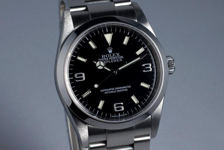 2004 Rolex Explorer 114270 with Box and Papers