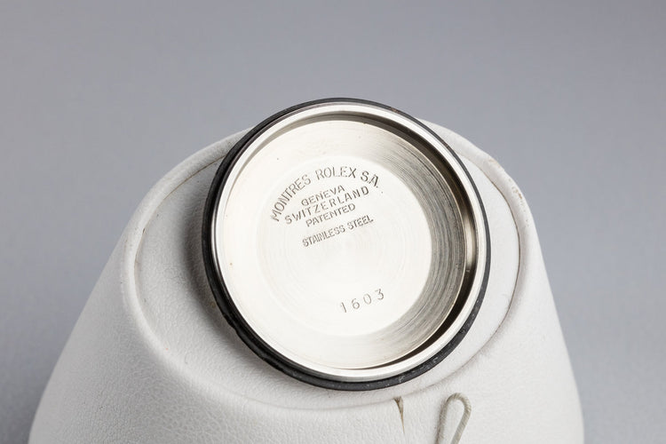 1975 Rolex DateJust 1603 Silver Dial