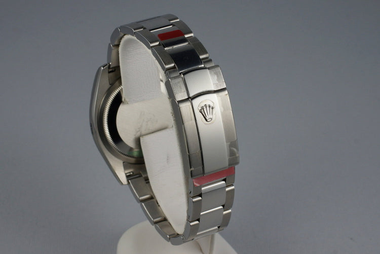 2009 Rolex Datejust 116200 Brown Flower Dial MINT