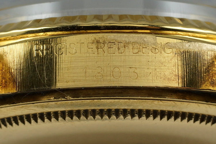 1975 Rolex YG Day-Date 1803 Tiffany & Co. Dial and Authentication Papers