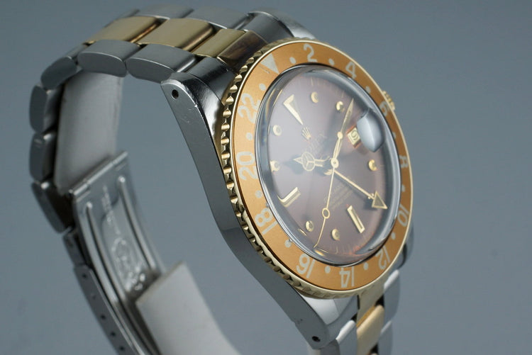 1978 Rolex Two Tone GMT 1675 Root Beer Dial