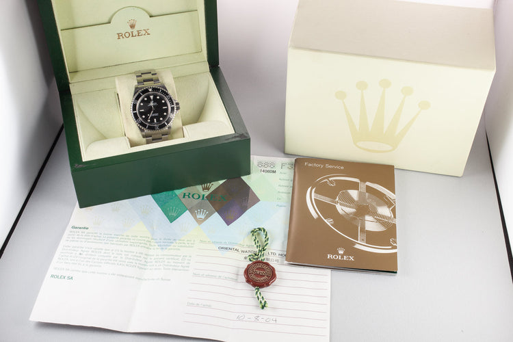 2003 Rolex Submariner 14060M with Box and Papers