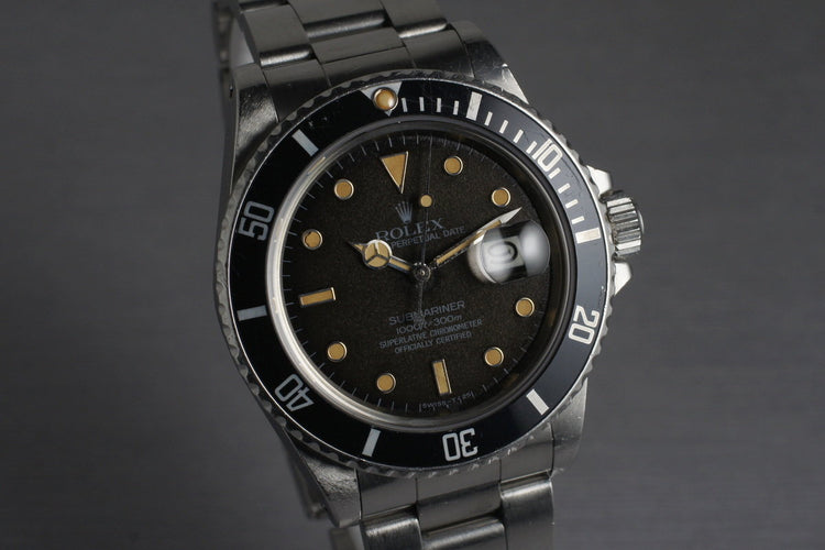 1983 Rolex Submariner 16800 Tropical Dial