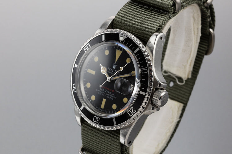 1971 Rolex Red Submariner 1680 with MK IV Dial