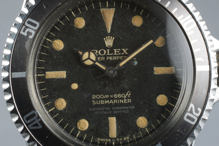 1963 Rolex Submariner 5512 PCG Gilt