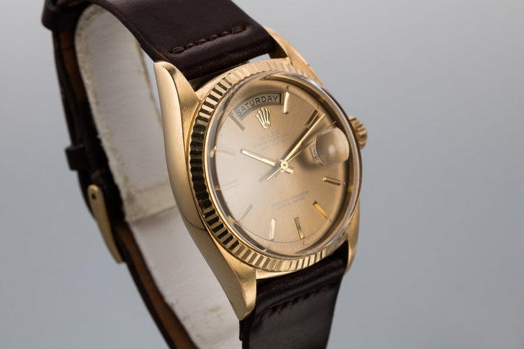 1971 Rolex 18K YG Day-Date 1803 with Brown "London Sky" Sigma Dial