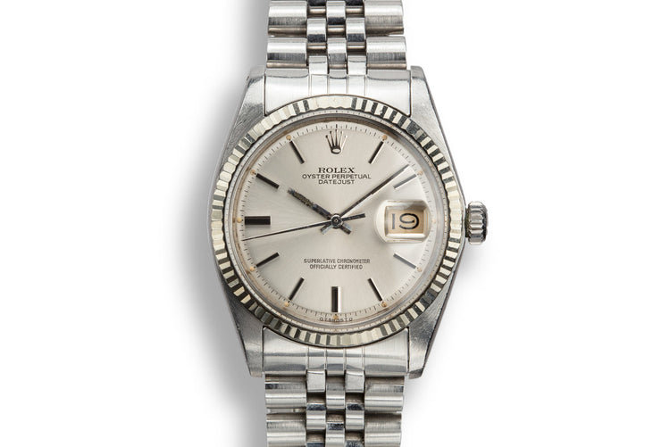 1974 Rolex DateJust 1603 with Silver Sigma Dial