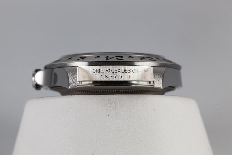 2005 Rolex Explorer II 16570 Black Dial