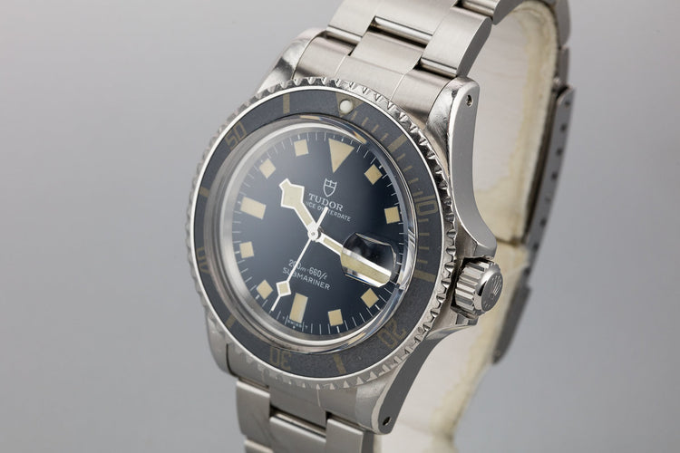 1976 Tudor Snowflake Submariner 9411/0 Blue Dial with Service Papers