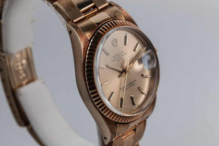 1986 Rolex 14K YG Oyster Date