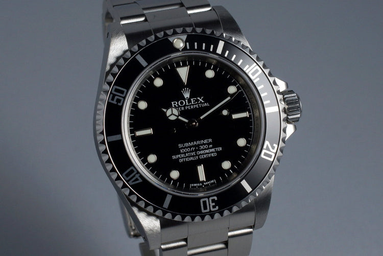 2010 Rolex Submariner 14060M with 4 Line Dial